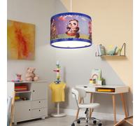 Lampada a sospensione da soffitto per bambini, motivi di animali colorati, ragazze, ragazzi, sala giochi, lampada a sospensione Globo 15736H