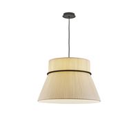 Lampada a sospensione Bover Folie S, crema/nero, Ø 60 cm Bover