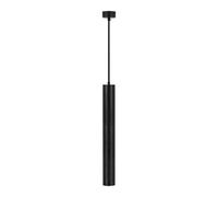 Lampada a Sospensione Cilindro Attacco GU10 Corpo in Alluminio Nero Riflettore