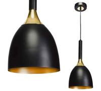 Lampada a sospensione CLARK BLACK/GOLD 1xE27