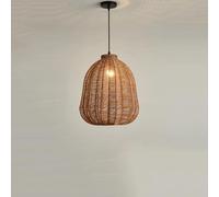 Lampada a Sospensione Classica Giapponese Bohémien/Sud-EST Asiatico/Apparecchio di Illuminazione Decorativo in Rattan Fatto a Mano/Balcone Rustico, Soggiorno, Cucina, Studio, soffitta, corridoio,