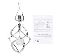 Lampada a sospensione colorata a LED a energia solare con campanello a per decorazioni per il giardino di casa, realizzata in materiale PS di alta qualità, durevole e luminoso, a