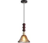 Lampada A Sospensione Con Cavo Regolabile Da 8,2 Pollici, Lampada A Sospensione In Vetro Ambrato Vintage, Lampada A Sospensione Moderna In Vetro Per Isola Cucina, Sala Da Pranzo, Camera Da Letto
