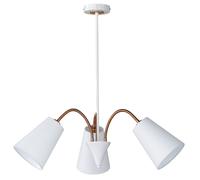 Lampada a sospensione con paralumi flessibili in tessuto HOPPER