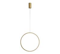 Lampada a sospensione creativa a LED ultrasottile con anello rotondo semplice che illumina Lampada a sospensione dimmerabile a 3 colori per lampadario da soggiorno in camera da letto, altezza regolabi