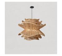 Lampada a Sospensione Creativa in Rattan Nordico - Lampada Minimalista multilivello per Loft, Sala da Pranzo e Cucina - Lampada Moderna per un'atmosfera Elegante