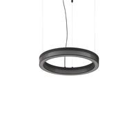 Lampada A Sospensione Crown 1 Luce Led Integrato Nero
