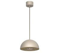 Lampada a Sospensione Cucina Metallo Beige Rotondo Ø28 CM E27 Loft Pendelleuchte