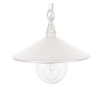 Lampada a Sospensione da Esterno E27 in Alluminio Sovil Bianco