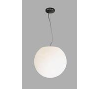 Lampada a sospensione da esterno in plastica bianca IP20 giardino terrazza Ø30 cm E27 max 60 Watt sfera a basso abbagliamento rotonda senza tempo lampada a sospensione balcone CUMULUS