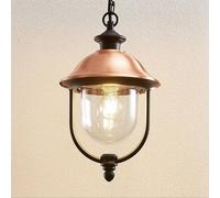 Lampada a sospensione da esterno Lindby Clint, metallo, resistente all'acqua di LINDBY