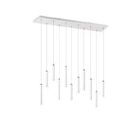 Lampada a Sospensione da Interno a LED in Metallo Bianco Opaco