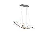 Lampada a Sospensione da Interno a LED in Metallo Nickel Opaco