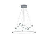 Lampada a Sospensione da Interno a LED in Metallo Nickel Opaco