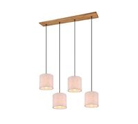 Lampada a Sospensione da Interno a LED in Metallo Nickel Opaco