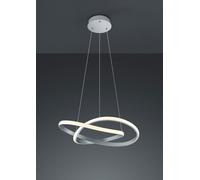 Lampada a Sospensione da Interno a LED in Metallo Nickel Opaco