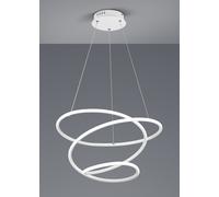 Lampada a Sospensione da Interno a LED SMD in Metallo Bianco Opaco