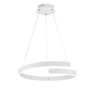 Lampada a Sospensione da Interno a LED SMD in Metallo Bianco Opaco