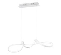 Lampada a Sospensione da Interno a LED SMD in Metallo Bianco Opaco