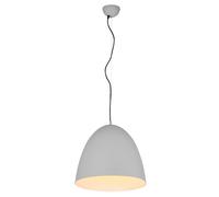 Lampada a Sospensione da Interno Attacco E27 in Metallo Grigio