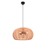 Lampada a Sospensione da Interno Attacco E27 in Tessuto Naturale