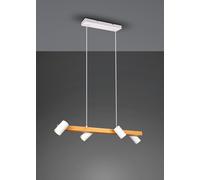 Lampada a Sospensione da Interno Attacco GU10 in Metallo Bianco Opaco