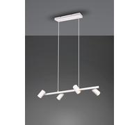 Lampada a Sospensione da Interno Attacco GU10 in Metallo Bianco Opaco