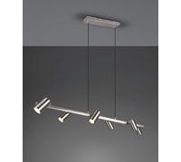 Lampada a Sospensione da Interno Attacco GU10 in Metallo Nickel Opaco