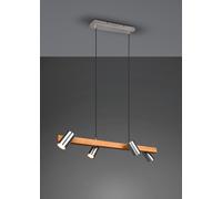 Lampada a Sospensione da Interno Attacco GU10 in Metallo Nickel Opaco