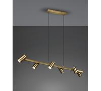 Lampada a Sospensione da Interno Attacco GU10 in Metallo Ottone anticato