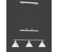 Lampada a Sospensione da Interno E14 in Metallo Nickel Opaco