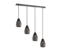 Lampada a Sospensione da Interno E27 in Metallo Antracite