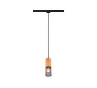 Lampada a Sospensione da Interno E27 in Metallo Nero Opaco