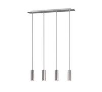 Lampada a Sospensione da Interno GU10 in Metallo Nickel Opaco