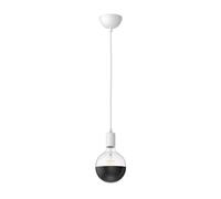 Lampada a sospensione DORI bianco opaco con lampada E27 (bianco caldo 6,39W