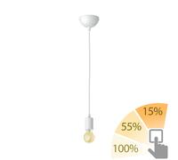 Lampada a sospensione DORI bianco opaco incl. lampada E27 oro max. 778lm