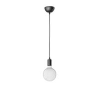Lampada a sospensione DORI nero opaco con lampada E27 (bianco caldo 6.191W