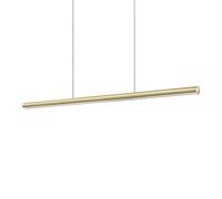 DORICA LAMPADARIO A SOSPENSIONE 140CM LED 3000K 35W 3900 lm OTTONE LISCIO