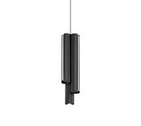 DORICA LAMPADARIO A SOSPENSIONE 9,5CM LED 3000K 27W 2950 lm NERO CANNETATTO