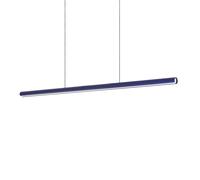 Lampada a Sospensione Dorica LED 35W Luce Calda 3000K Blu Altezza Regolabile Ide
