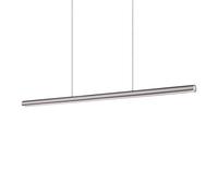 Lampada A Sospensione Dorica LED 35W Luce Calda Grigio Altezza Regolabile Ideal Lux