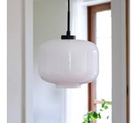 Lampada a sospensione Dyberg Larsen Arp, nero, vetro, Ø 30 cm Dyberg Larsen