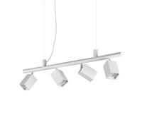 Lampada A Sospensione DYNAMITE 4 Luci Gu10 Bianco Dimmerabile Ideal Lux