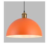 Lampada A Sospensione E27 Stile Industriale Lampade Decorative Creative A Risparmio Energetico Filo Sospeso Regolabile Lampada Da Soffitto Retrò Installazione A Cablaggio Rigido Luci(Orange,35cm)