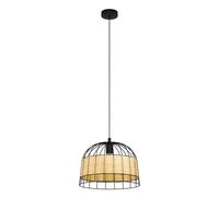 Eglo Lampadario a sospensione Anwick Industriale 1 luce Metallo Nero Ø 37 cm
