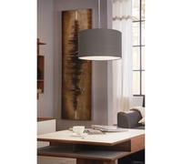 Lampada a sospensione Eglo Pasteri 1 luce Antracite Marrone Ø 380 mm E27 60 W Antracite-marrone