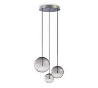 Lampada A Sospensione Equinoxe 3 Luci G4 Cromo Regolabile Ideal Lux