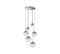 Lampada a Sospensione Equinoxe 6 Luci G4 Cromo Dimmerabile Ideal Lux