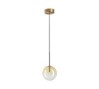 Equinoxe sp1 d15 ambra sfumato lampada a sospensione G4