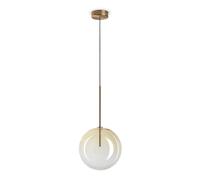 Equinoxe sp1 d25 ambra sfumato lampada a sospensione G4